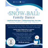 Snow Ball Family Dance at Lakefront Park