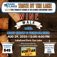 Taste by the Lake: Wine Walk, Boat Show & Vendor Fair