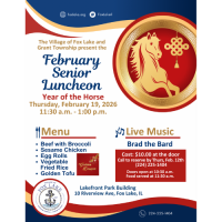 Feb Senior Luncheon at Lakefront Park