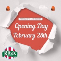 Rita's Italian Ice & Frozen Custard Opening Day!