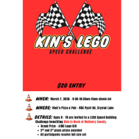 Lego Speed Challenge with Kids in Need of McHenry County (KIN)