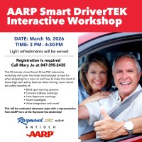 AARP Smart DriverTEK Interactive Workshop at Raymond Kia