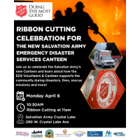 Ribbon Cutting for Salvation Army's Emergency Disaster Service Canteen