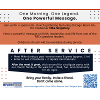 Mike Singletary at River Ridge Church