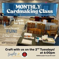 Cardmaking Class at JJTwig's