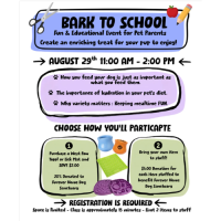 Bark to School - Fun & Educational Event for Pet Parents