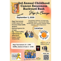 3rd Annual Childhood Cancer Awareness Backyard Bash