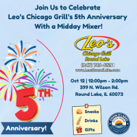 Leo's Chicago Grill's 5th Anniversary Mixer!