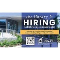 We're hiring at the library!