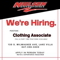 Clothing Associate at Nielsen Enterprises