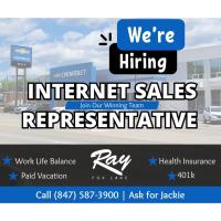 We're Hiring Internet Sales Rep!