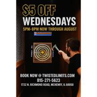 Twisted Limits Axe Throwing Lounge - McHenry