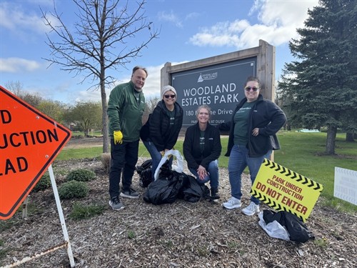 Volunteering to Help on Community Clean Up Days