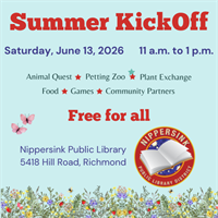 Nippersink Library Summer Kick-off