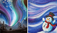 Paint & Sip: Winter + Christmas Painting Party Dec 20th!