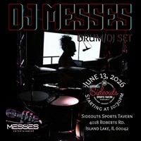 Sideouts Saturdays: DJ MESSES x Live Beats. Real Drums. No Rules.