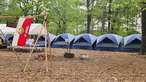 Learn how to set up a campsite