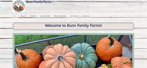 Bunn Family Farms – Bicentennial family farm website designed and developed by Kelot Digital