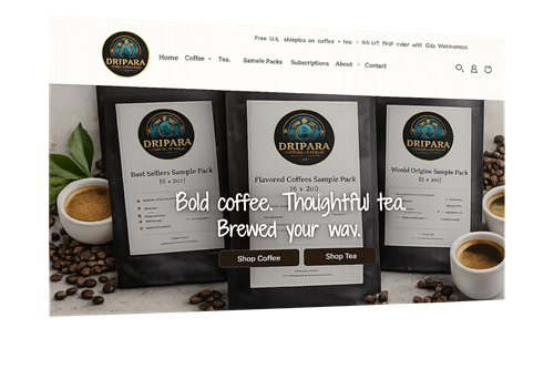 Dripara Coffee Company - Built by Kelot Digital | Web Design & SEO for growing brands