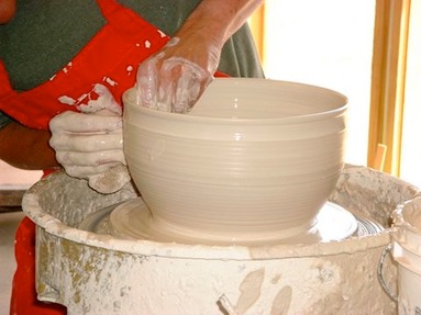 Visit potters, jewelers, woodworkers and painters