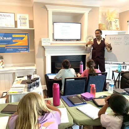 The kids heard from guest entrepreneurs to learn what it really takes to run a business!