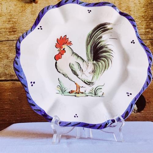 Gallery Image Main_image_of_blue_rimmed_rooster_pottery_dcorative_plate_made_in_Italy.jpg Gallery Image Main_image_of_blue_rimmed_rooster_pottery_dcorative_plate_made_in_Italy.jpg