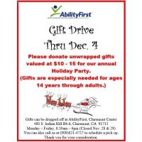 AbilityFirst Gift Drive