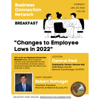 BCN Breakfast: Changes to Employee Laws in 2022