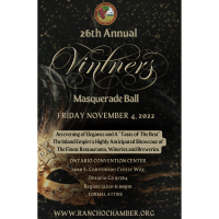 26th Annual Vintner's "Masquerade Ball" Celebration