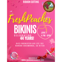 Ribbon Cutting - Fresh Peaches Bikinis 