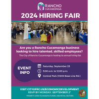 Hiring Fair - City of Rancho Cucamonga and Chamber Event