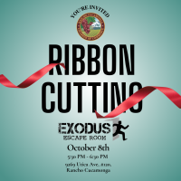 Exodus Escape Room Ribbon Cutting