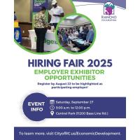 Hiring Fair - City of Rancho Cucamonga and Chamber Event