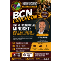 BCN Luncheon - Entrepreneurial Mindset: Why it Matters for the Workplace of Today