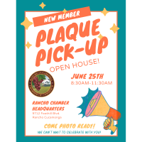 New Member Plaque Pick-Up Open House