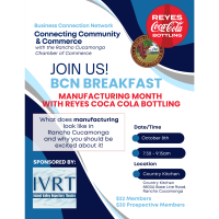 BCN Breakfast - Manufacturing month with Reyes Coca Cola Bottling