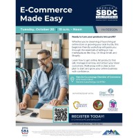 SBDC Workshop -E-Commerce Made Easy