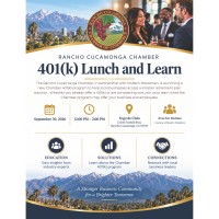Rancho Cucamonga Chamber member benefit 401(k) program at Fogo de Chao