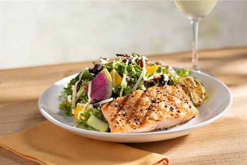 Sesame Grilled Salmon Salad