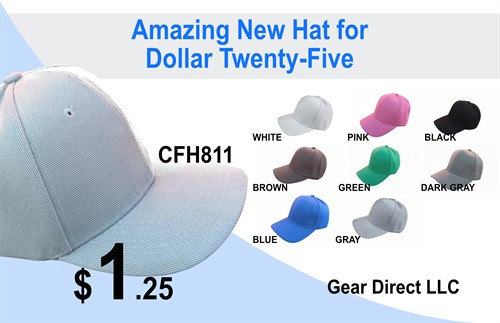 CFH811 : Soft Lightweight 6 Panel Hook&Loop Dad Cap 