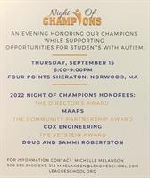 League School Announces Honorees for Night of Champions Event
