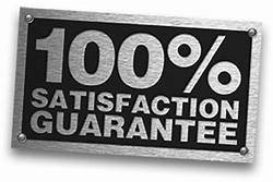 We guarantee customer satisfaction