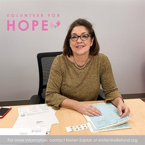 Volunteers make Ellie Fund's work possible!