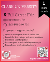 Clark University's Fall Career Fair
