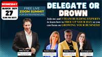Delegate or Drown Zoom Mini Summit