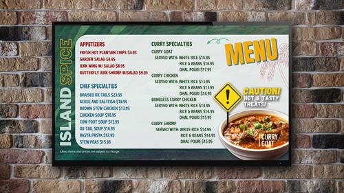 Menu Boards