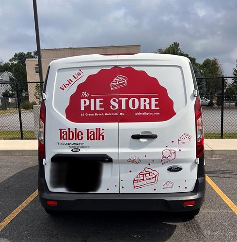 The Pie Store van