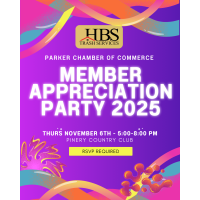 Member Appreciation Party 2025 - Sponsored by HBS Trash