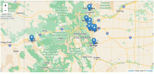 12 Locations to serve Colorado!