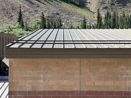 Standing Seam on top of Eisenhower Tunnel for CDot